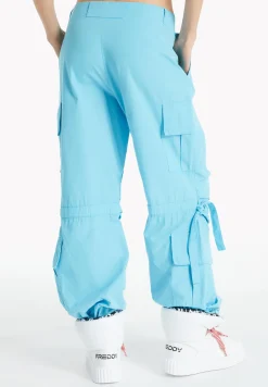 Freddy Pantaloni cargo con doppie tasche e coulisse intermedia-Donna Pantaloni Cargo|Pantaloni Sportivi
