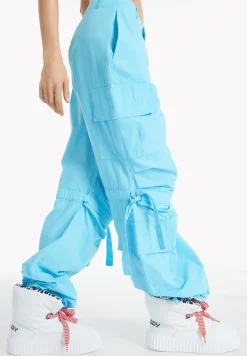 Freddy Pantaloni cargo con doppie tasche e coulisse intermedia-Donna Pantaloni Cargo|Pantaloni Sportivi
