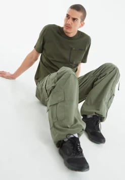 Freddy Pantaloni cargo con doppie tasche e coulisse intermedia-Donna Pantaloni Cargo|Pantaloni Sportivi