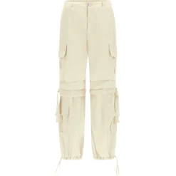 Freddy Pantaloni cargo con doppie tasche e coulisse intermedia-Donna Pantaloni Cargo|Pantaloni Sportivi