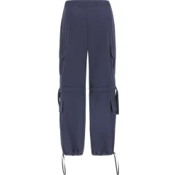 Freddy Pantaloni cargo con doppie tasche e coulisse intermedia-Donna Pantaloni Cargo|Pantaloni Sportivi