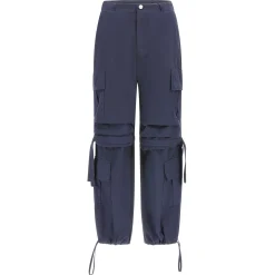 Freddy Pantaloni cargo con doppie tasche e coulisse intermedia-Donna Pantaloni Cargo|Pantaloni Sportivi