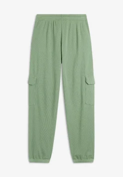 Freddy Pantaloni cargo da donna in tessuto jersey waffle-Donna Pantaloni Cargo|Pantaloni Sportivi