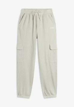 Freddy Pantaloni cargo da donna in tessuto jersey waffle-Donna Pantaloni Cargo|Pantaloni Sportivi