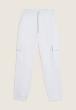 Freddy Pantaloni Cargo da donna in felpa garzata con fondo elastico-Donna Fitness|Pantaloni Cargo