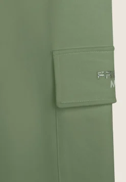Freddy Pantaloni Cargo da donna in felpa garzata con fondo elastico-Donna Fitness|Pantaloni Cargo