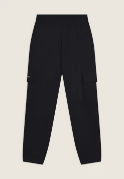 Freddy Pantaloni Cargo da donna in felpa garzata con fondo elastico-Donna Fitness|Pantaloni Cargo