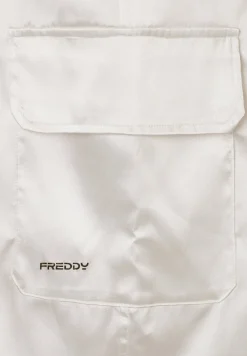Freddy Pantaloni Cargo effetto seta con elastico sul fondo-Donna Pantaloni Cargo|Pantaloni Sportivi