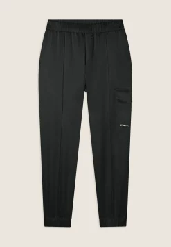 Freddy Pantaloni Cargo effetto seta con elastico sul fondo-Donna Pantaloni Cargo|Pantaloni Sportivi