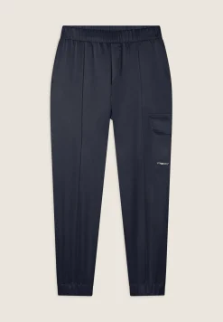 Freddy Pantaloni Cargo effetto seta con elastico sul fondo-Donna Pantaloni Cargo|Pantaloni Sportivi