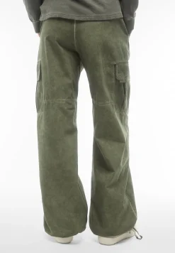 Freddy Pantaloni cargo in canvas tinto capo cold dyed-Donna Pantaloni Cargo|Pantaloni Sportivi