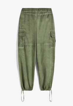 Freddy Pantaloni cargo in canvas tinto capo cold dyed-Donna Pantaloni Cargo|Pantaloni Sportivi