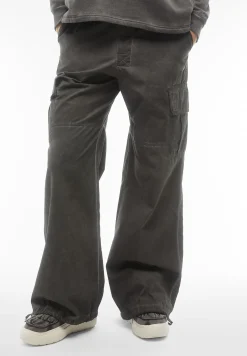Freddy Pantaloni cargo in canvas tinto capo cold dyed-Donna Pantaloni Cargo|Pantaloni Sportivi