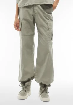 Freddy Pantaloni cargo in canvas tinto capo-Donna Pantaloni Cargo|Pantaloni Sportivi
