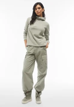Freddy Pantaloni cargo in canvas tinto capo-Donna Pantaloni Cargo|Pantaloni Sportivi