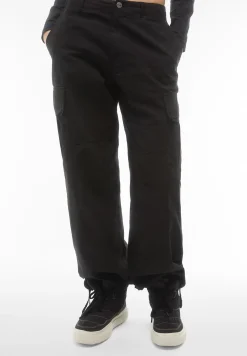 Freddy Pantaloni cargo in canvas tinto capo-Donna Pantaloni Cargo|Pantaloni Sportivi