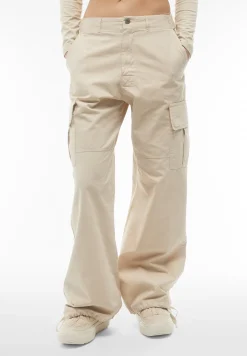 Freddy Pantaloni cargo in canvas tinto capo-Donna Pantaloni Cargo|Pantaloni Sportivi