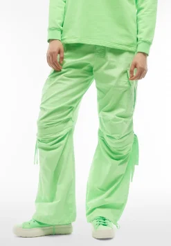 Freddy Pantaloni cargo in popeline con doppia coulisse-Donna Pantaloni Cargo|Pantaloni Sportivi