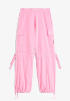 Freddy Pantaloni cargo in popeline con doppia coulisse-Donna Pantaloni Cargo|Pantaloni Sportivi