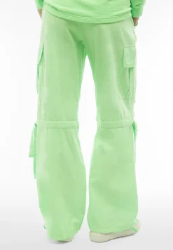 Freddy Pantaloni cargo in popeline con doppia coulisse-Donna Pantaloni Cargo|Pantaloni Sportivi
