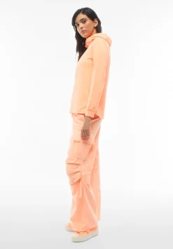 Freddy Pantaloni cargo in popeline con doppia coulisse-Donna Pantaloni Cargo|Pantaloni Sportivi