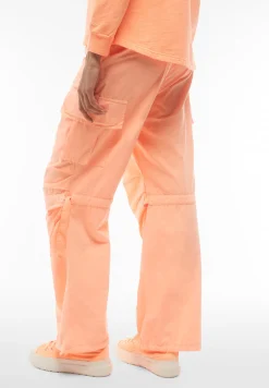 Freddy Pantaloni cargo in popeline con doppia coulisse-Donna Pantaloni Cargo|Pantaloni Sportivi