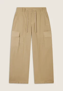 Freddy Pantaloni Cargo in popeline con fondo regolabile-Donna Pantaloni Cargo|Pantaloni Sportivi