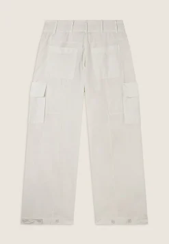 Freddy Pantaloni Cargo in popeline con fondo regolabile-Donna Pantaloni Cargo|Pantaloni Sportivi