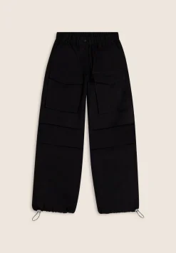 Freddy Pantaloni cargo in popeline con tasche frontali- Pantaloni Sportivi