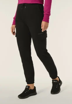 Freddy Pantaloni cargo regular fit da donna in felpa garzata-Donna Pilates|Ginnastica