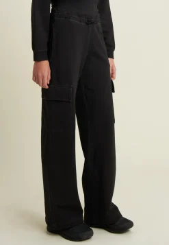 Freddy Pantaloni cargo wide leg tinta a freddo-Donna Pantaloni Sportivi