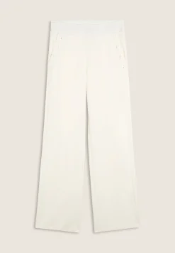 Freddy Pantaloni Comfort Fit con gamba dritta e Dettagli in Strass-Donna Pantaloni Sportivi