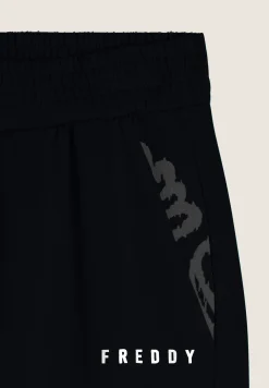 Freddy Pantaloni con elastico sul fondo e dettagli floreali-Donna Pilates|Ginnastica