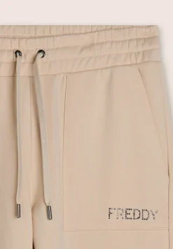 Freddy Pantaloni con fondo elasticizzato e tasche applicate-Donna Ginnastica|Pantaloni Sportivi