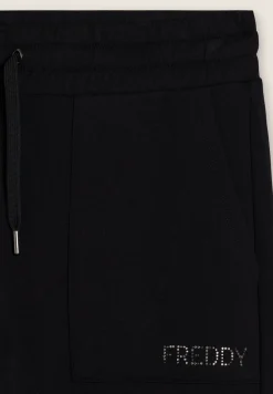 Freddy Pantaloni con fondo elasticizzato e tasche applicate-Donna Ginnastica|Pantaloni Sportivi