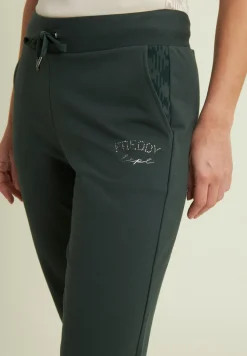 Freddy Pantaloni con spacchi laterali sul fondo-Donna Ginnastica|Pantaloni Sportivi
