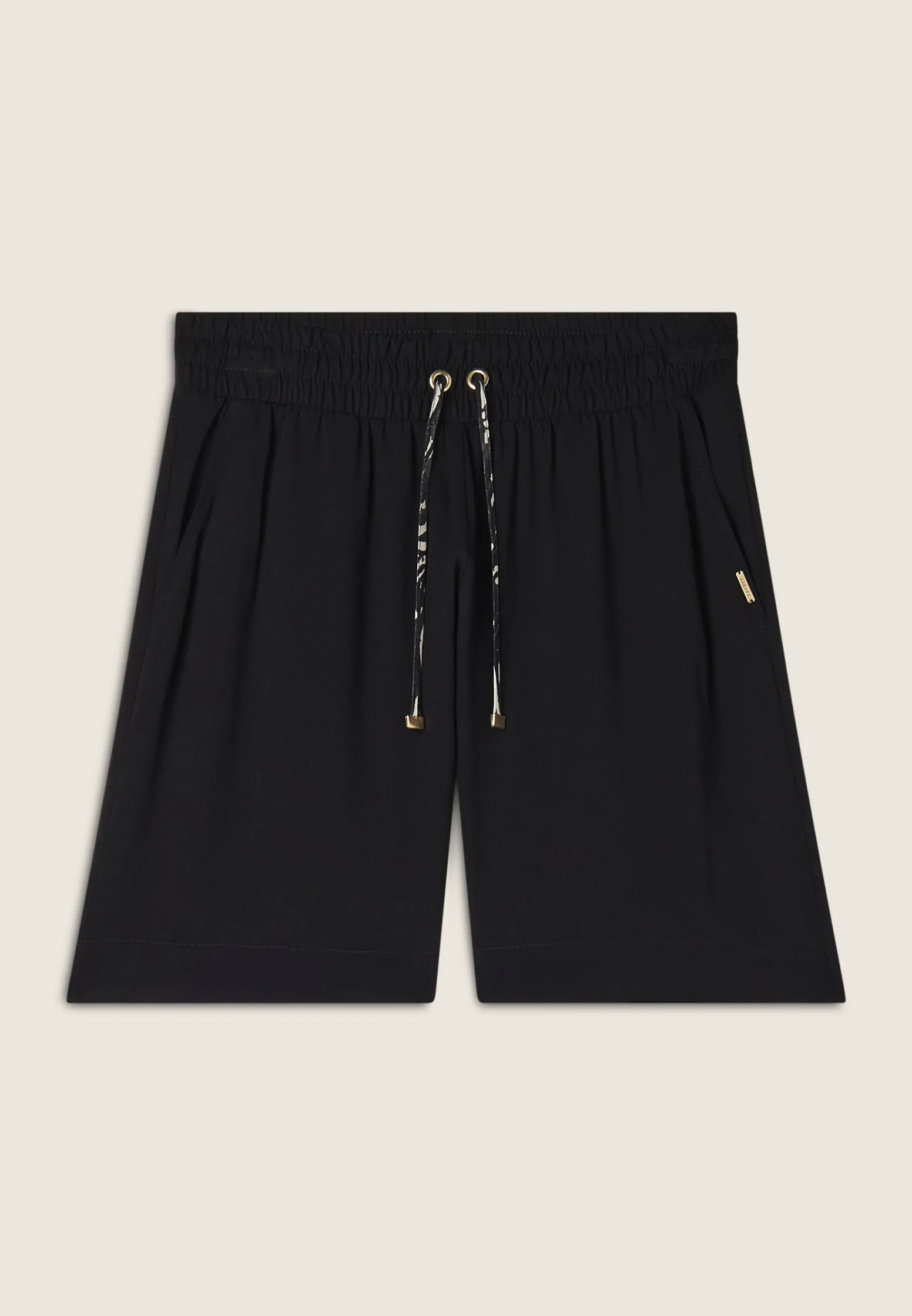 Freddy Pantaloni corti comfort fit in viscosa effetto lino-Donna Shorts|Tutti I Pantaloni