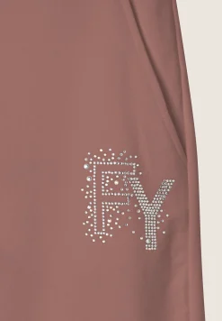 Freddy Pantaloni corti con Risvolto e Logo Strass-Donna Shorts