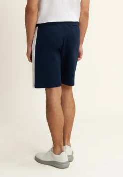 Freddy Pantaloni corti in French Terry con Dettagli a Contrasto-Uomo Shorts E Bermuda