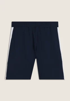 Freddy Pantaloni corti in French Terry con Dettagli a Contrasto-Uomo Shorts E Bermuda