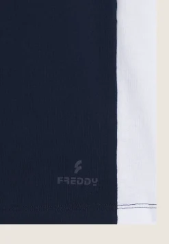 Freddy Pantaloni corti in French Terry con Dettagli a Contrasto-Uomo Shorts E Bermuda