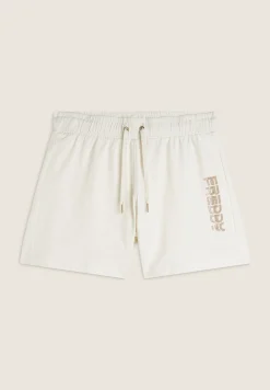 Freddy Pantaloni corti in jersey con grafica dorata-Donna Padel|Pilates