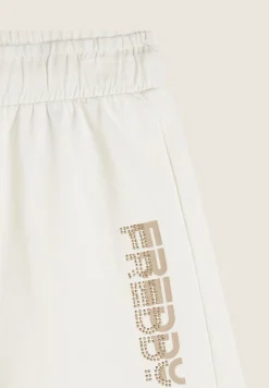 Freddy Pantaloni corti in jersey con grafica dorata-Donna Padel|Pilates
