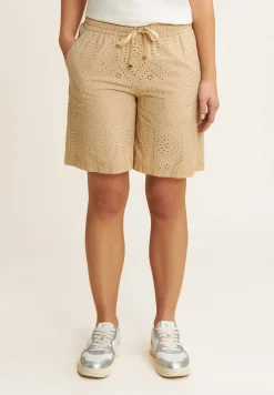 Freddy Pantaloni corti in mussola con dettagli Sangallo-Donna Shorts|Tutti I Pantaloni