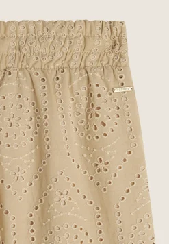 Freddy Pantaloni corti in mussola con dettagli Sangallo-Donna Shorts|Tutti I Pantaloni