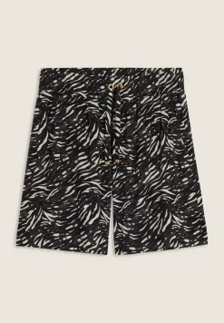 Freddy Pantaloni corti in viscosa animalier con vita elasticizzata-Donna Shorts|Tutti I Pantaloni