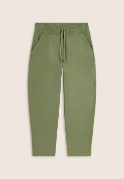 Freddy Pantaloni cropped in felpa di cotone tinto effetto vintage-Donna Pantaloni Sportivi|Tutti I Pantaloni