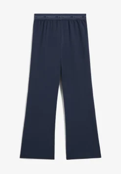 Freddy Pantaloni da bambina con fondo svasato e vita logata- Leggings