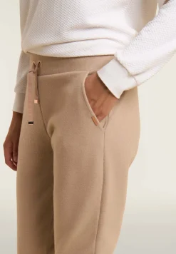 Freddy Pantaloni donna effetto tricot con polsini-Donna Pantaloni Sportivi