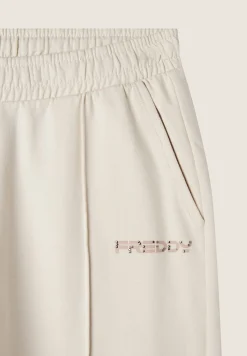 Freddy Pantaloni donna in felpa garzata con impuntura centrale-Donna Pilates|Ginnastica